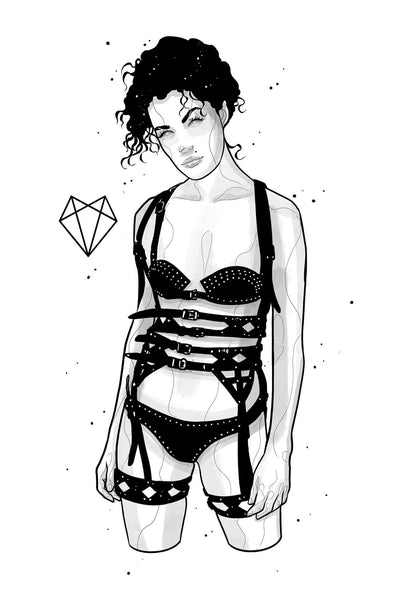 Darkest Vixen Framed Art • Sky Wolfmumma