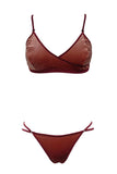 Cache Coeur Pink Velour Set K+1%