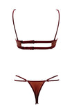 Cache Coeur Pink Velour Set K+1%