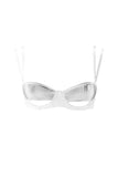Ava Half Cup Leather Bra Something Wicked
