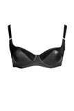 Ava Balconette Leather Bra Something Wicked