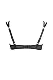 Ava Half Cup Leather Bra Something Wicked