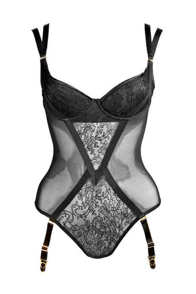 Annabel Chantilly Lace Bodysuit Something Wicked