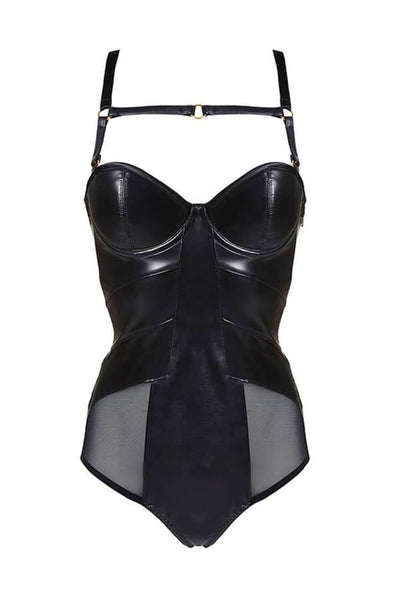 Nina Leather Bodysuit Something Wicked