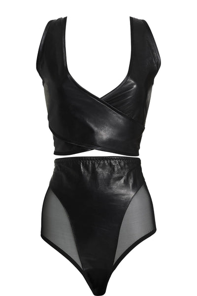 Lexi Bondage Leather Ensemble Something Wicked