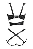 Lexi Soft Cup Leather Bondage Set Something Wicked