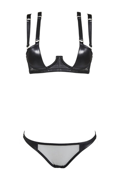 Nina Demi Balconette Leather Set Something Wicked