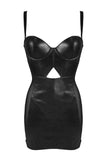 Montana Black Leather Dress Something Wicked