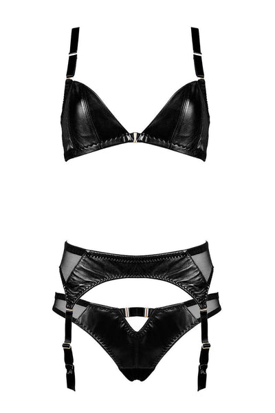Montana Open Back Leather Set Something Wicked
