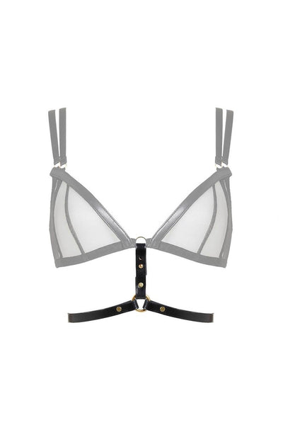 Nina Leather Bra Harness Something Wicked