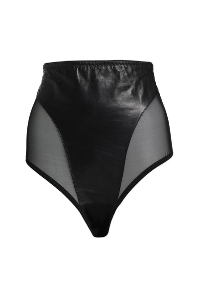 Lexi Leather High Waist Brief Something Wicked