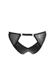 Ava Peep Mini Leather Brief Something Wicked