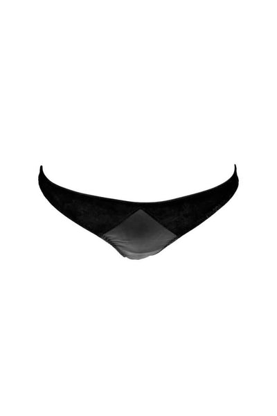 Ava Peep Mini Leather Brief Something Wicked