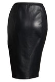 Lexi Black Leather Skirt Something Wicked