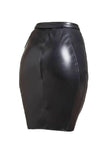 Nina Leather Skirt Something Wicked