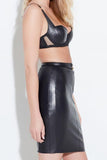 Nina Leather Skirt Something Wicked