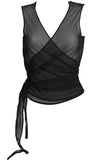 Lexi Sheer Mesh Wrap Top Something Wicked