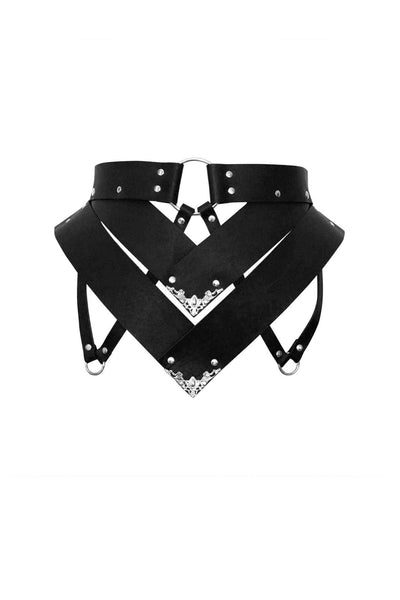 Song Leather Peplum Belt Love Lorn Lingerie