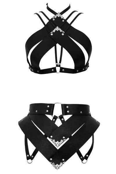 Song Leather Harness Set Love Lorn Lingerie