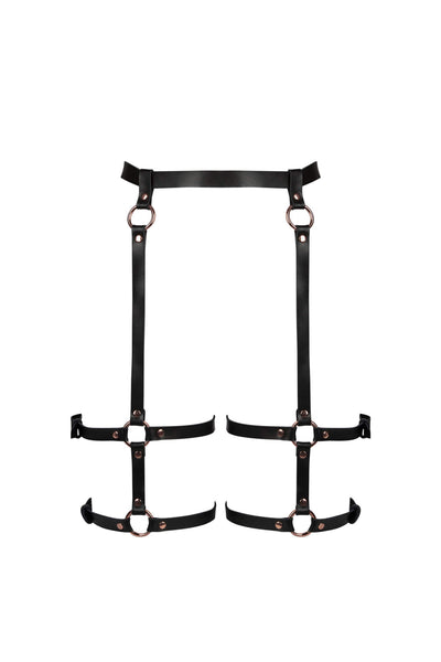 Subjection Rose Gold Garter Belt VoyeurX
