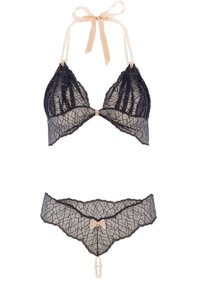 Sydney Double Pearls Thong Set Bracli