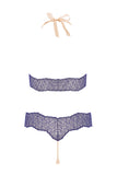 Sydney Blue Lace Double Pearls Set Bracli
