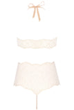 Sydney Ivory High Waist Pearl Thong Set Bracli