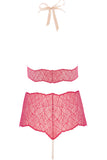 Sydney Red High Waist Pearl Thong Set Bracli