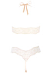 Sydney Ivory Lace Double Pearls Set Bracli