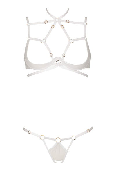 Tabatha White Lingerie Set Impudique