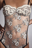 Jimena Chantilly Lace Bodysuit Taryn Winters