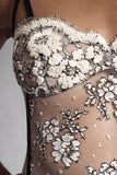 Jimena Chantilly Lace Bodysuit Taryn Winters