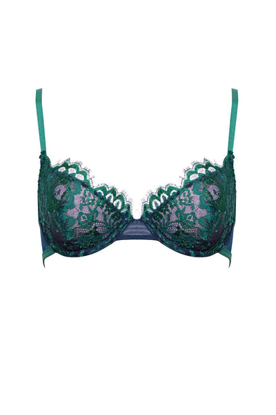 Jasmin Emerald French Lace Demi Bra Taryn Winters