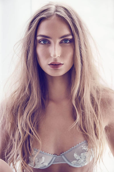 Kharis Handbeaded Demi Bra Taryn Winters