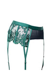 Jasmin Emerald Garter Belt Taryn Winters