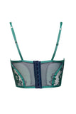 Jasmin Emerald French Lace Longline Bra Taryn Winters