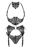 Lucy Leather Thong Set VoyeurX