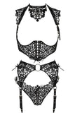 Lucy Leather Thong Set VoyeurX