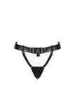 Lock Leather Thong VoyeurX