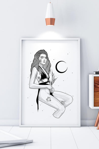 Darkest Vixen Framed Art • Tiff Wolfmumma