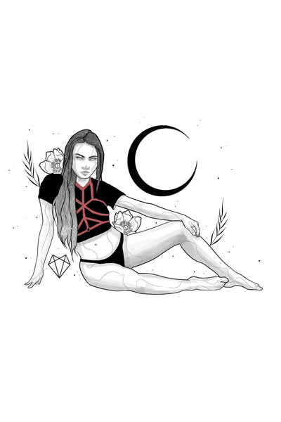 Darkest Vixen Framed Art • Tracie Wolfmumma