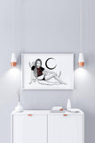 Darkest Vixen Framed Art • Tracie Wolfmumma