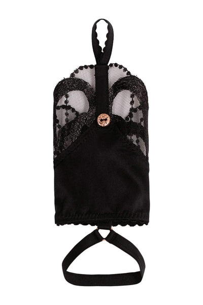 Tresor Black Lace Arm Warmers Impudique