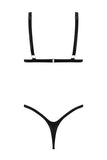 Latex Triangle Lingerie Set Elissa Poppy