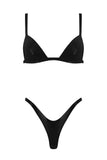 Latex Triangle Lingerie Set Elissa Poppy