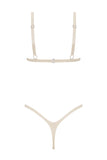 Latex Triangle Lingerie Set Elissa Poppy