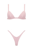 Latex Triangle Lingerie Set Elissa Poppy