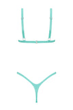 Latex Triangle Lingerie Set Elissa Poppy