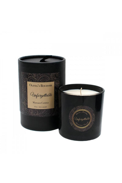 Olivia’s Boudoir Massage Candle • Unforgettable Olivia’s Boudoir