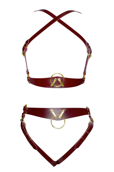 Vanya Leather Harness Set Love Lorn Lingerie